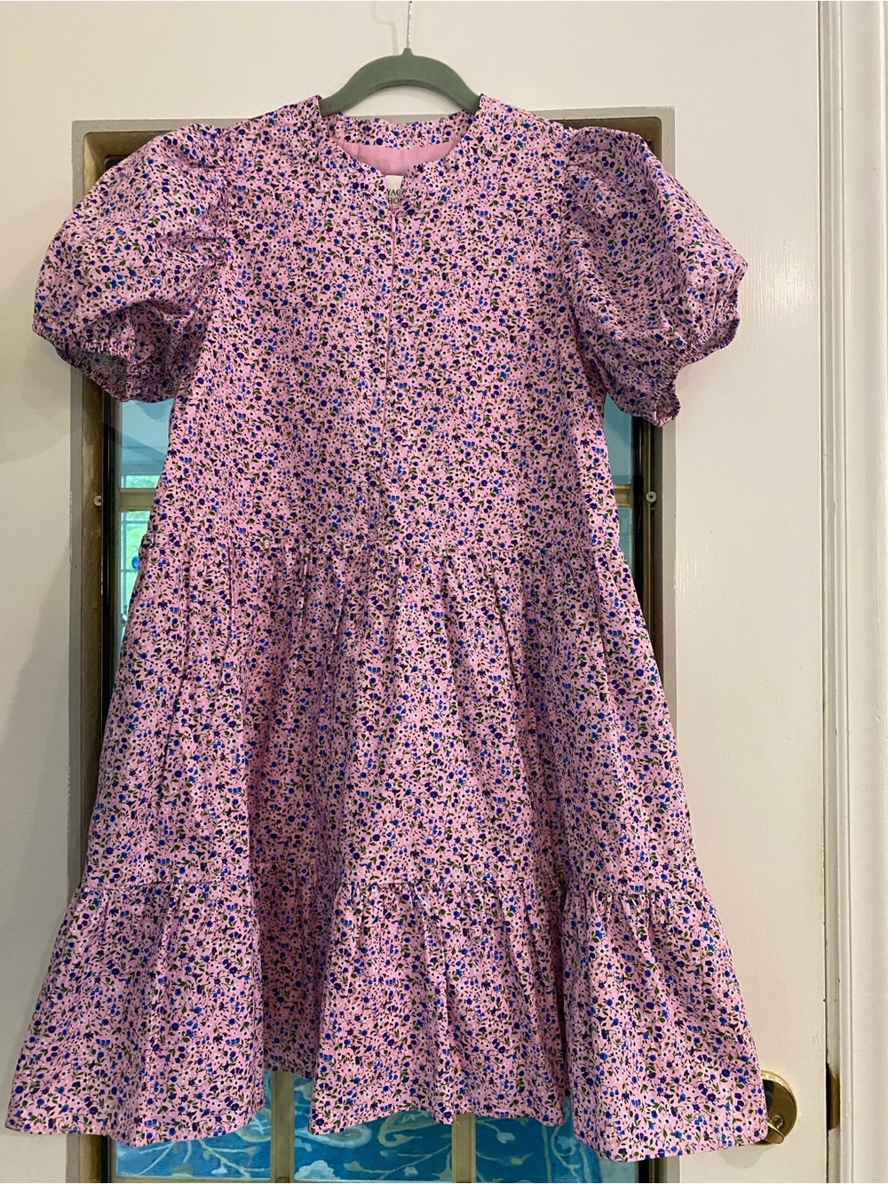 Hyacinth House Tuckernuck  Ellie  lilac floral mini dress NWOT